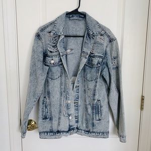 Ripped Denim Jacket